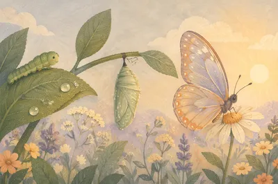 Caterpillar to Butterfly Renewal Sequence