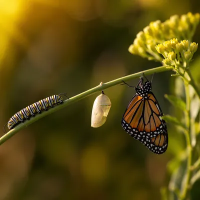 Caterpillar to Butterfly Emotional Transformation