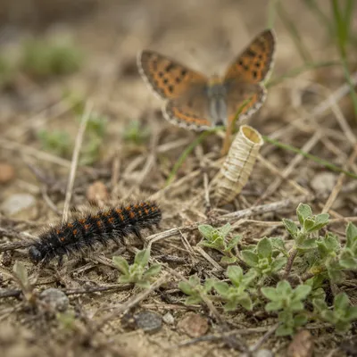 Caterpillar and Butterfly Emotional Transformation