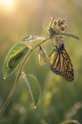 Dawn Garden Butterfly Transformation Sequence