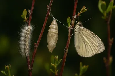 Caterpillar to Butterfly Transformation in Forest