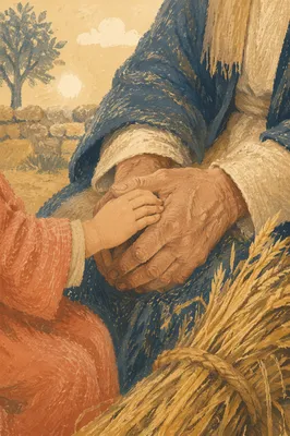 Child Holding Adult Hand in Trust