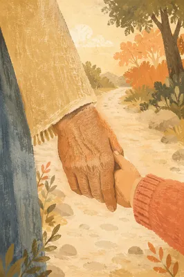 Child Holding Adult Hand in Trust