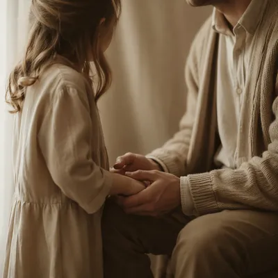 Child Hand Held in Tender Trust