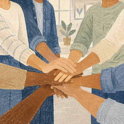 Unified Hands in Hopeful Community Support