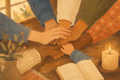 Many Hands United in Prayer Fellowship