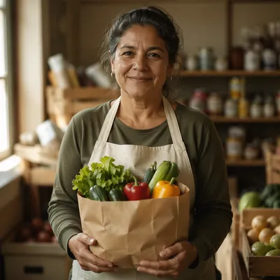 Warm Portrait of Pantry Volunteer