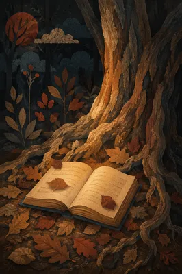 Ancient Tree Roots and Open Bible