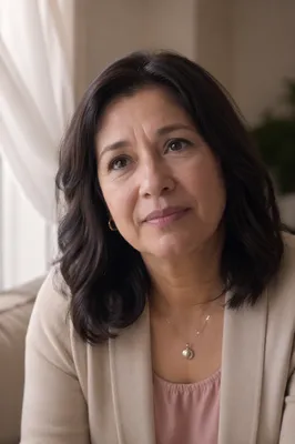 Empathetic Woman Portrait in Soft Morning Light