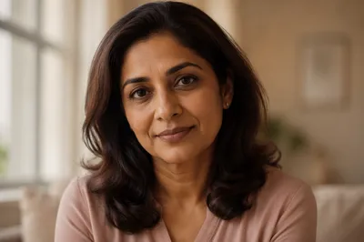 Empathetic Woman Portrait in Soft Window Light