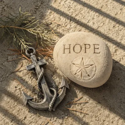 Anchor and Cross Hope Still Life