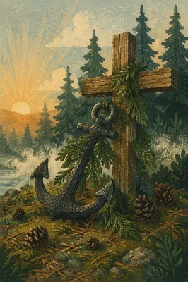 Anchor and Cross in Evergreen Hope