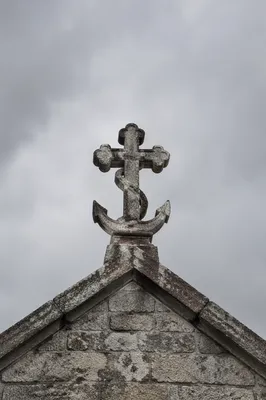 Weathered Chapel Cross Anchor of Hope