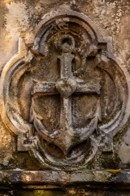 Weathered Anchor and Cross Hope Relief