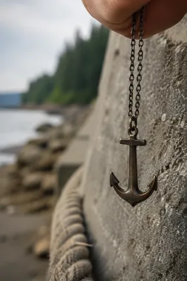 Evergreen Anchor Cross of Steadfast Hope