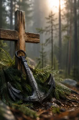 Anchor and Cross in Evergreen Hope