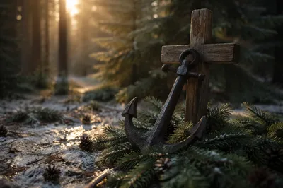 Anchor and Cross in Evergreen Hope