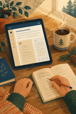 Bible Study App with Coffee Table