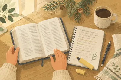 Evergreen Bible Study Workbook Morning Scene