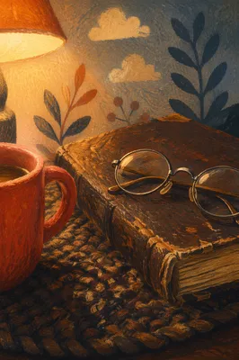Warm Bible Study with Reading Glasses