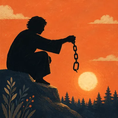 Broken Chains at Evergreen Sunset
