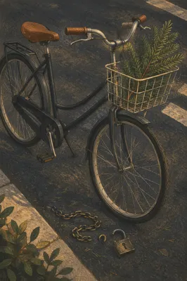 Broken Chain Bicycle with Evergreen Freedom