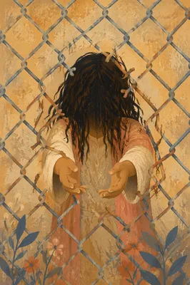 Broken Chains at Sunlit Fence