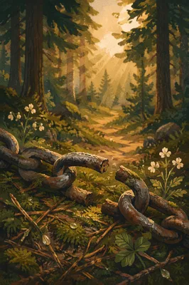 Broken Chains on Evergreen Forest Path