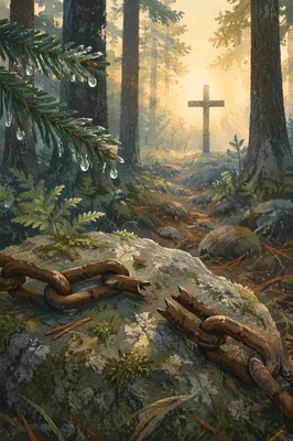 Broken Chains by Evergreen Forest Cross