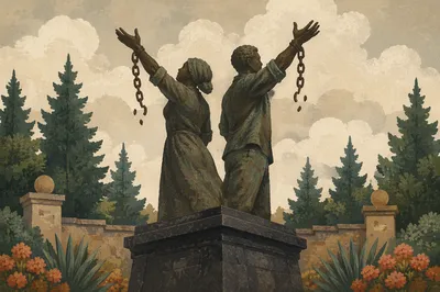 Broken Chains Memorial of Spiritual Freedom