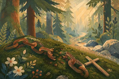 Broken Chains by Evergreen Forest Cross