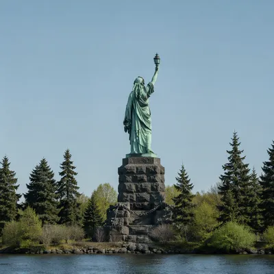 Broken Chains Freedom Monument by Evergreen Shore