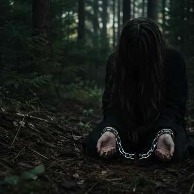 Broken Chains Freedom in Evergreen Forest