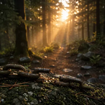 Broken Chains in Evergreen Sunrise