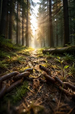 Broken Chains on Evergreen Forest Path