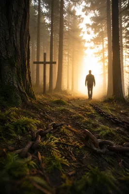 Broken Chains in Evergreen Sunrise Freedom