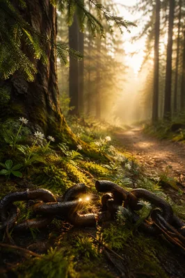 Broken Chains on Evergreen Forest Path