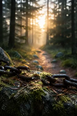 Broken Chains on Evergreen Forest Path