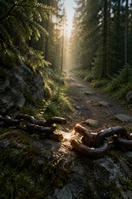 Broken Chains on Evergreen Forest Path