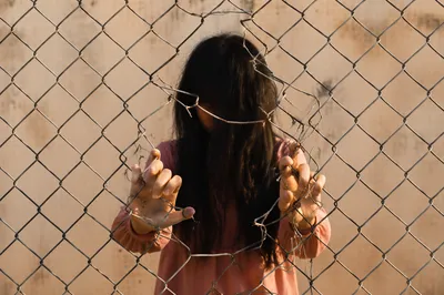 Broken Chains Symbolizing Hopeful Freedom