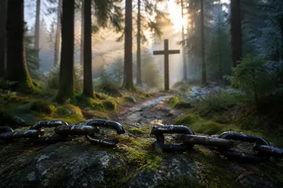 Broken Chains by Evergreen Forest Cross