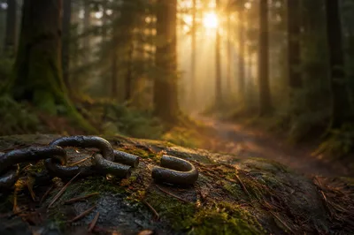 Broken Chains in Evergreen Sunrise