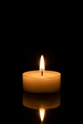 Burning Candle of Quiet Faith