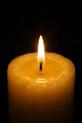 Burning Candle of Quiet Faith