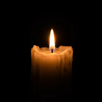 Burning Candle of Quiet Faith