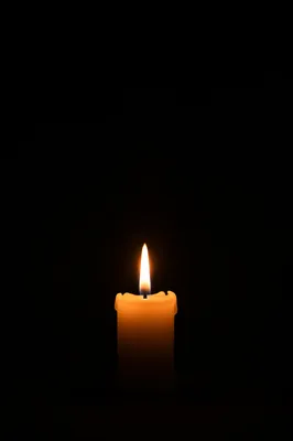 Burning Candle of Quiet Faith