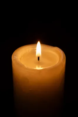 Burning Candle of Quiet Faith