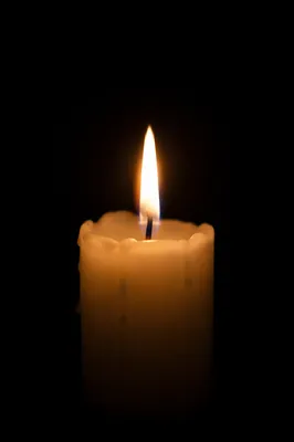 Burning Candle of Quiet Faith