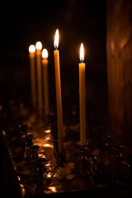 Burning Beeswax Candles in Quiet Faith