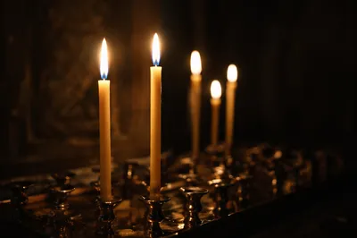 Burning Beeswax Candles in Quiet Faith